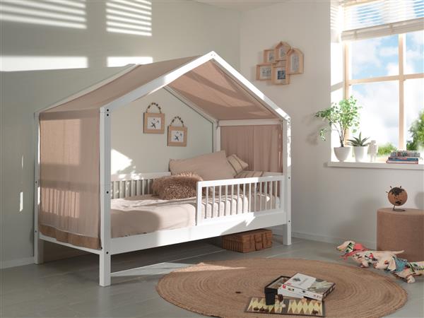 Grote foto forrest beech huisbed 90x200 wit beuken vipack antiek en kunst stoelen en banken
