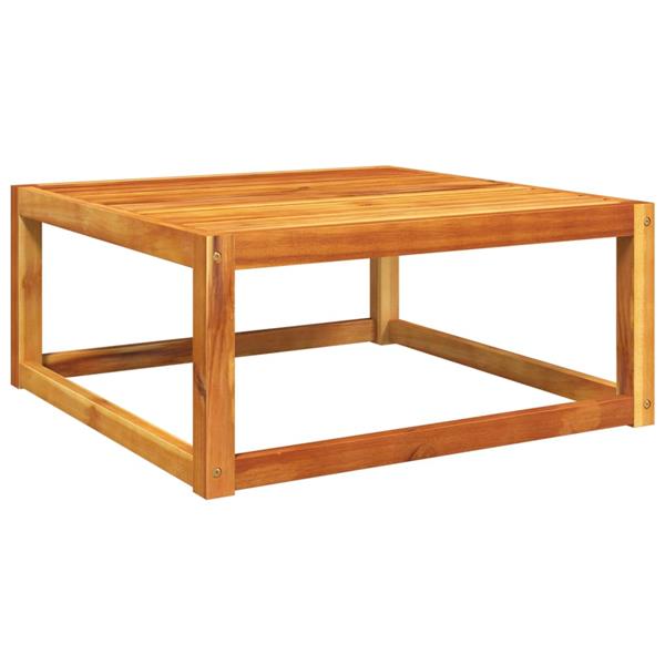 Grote foto vidaxl tuintafel 65x65x29 cm massief acaciahout tuin en terras tuinmeubelen