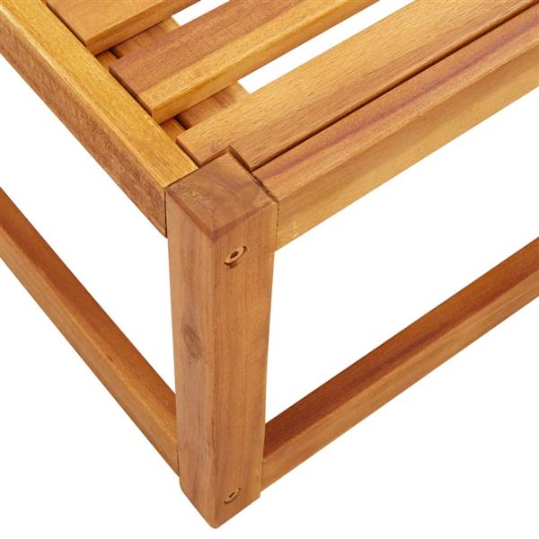 Grote foto vidaxl tuintafel 65x65x29 cm massief acaciahout tuin en terras tuinmeubelen