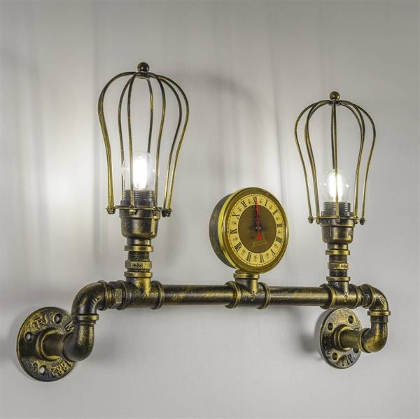 Grote foto industri le tweelichts wandlamp waterleiding funnylights kakuna huis en inrichting overige