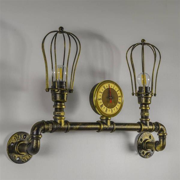 Grote foto industri le tweelichts wandlamp waterleiding funnylights kakuna huis en inrichting overige