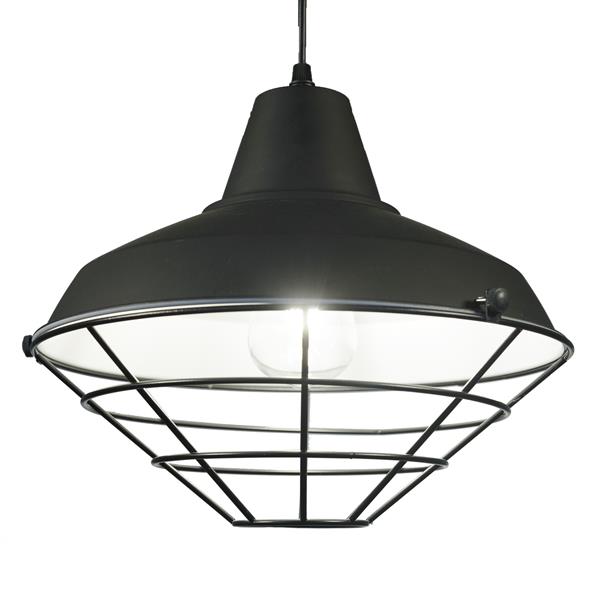 Grote foto industri le hanglamp cage design zwart valott kae huis en inrichting overige