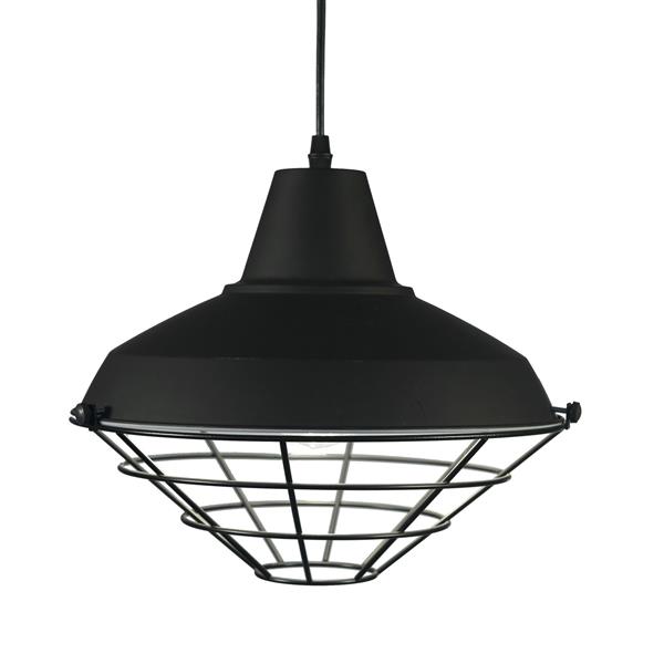 Grote foto industri le hanglamp cage design zwart valott kae huis en inrichting overige
