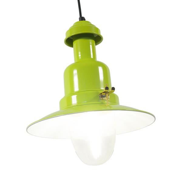 Grote foto industri le groene hanglamp valott carbon huis en inrichting overige