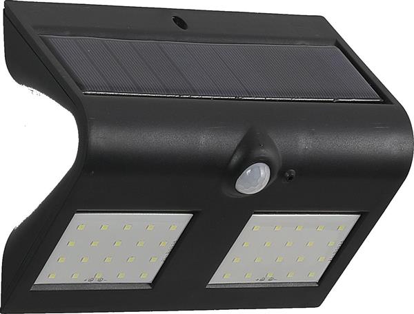 Grote foto wandlamp solar led zwart daglicht solar lights cobalt huis en inrichting overige
