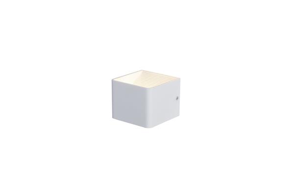 Grote foto wandlamp led design wit kubus scaldare olona huis en inrichting overige