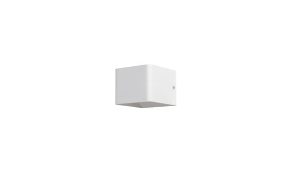Grote foto wandlamp led design wit kubus scaldare olona huis en inrichting overige