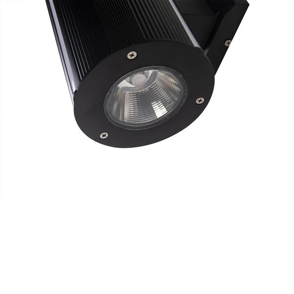 Grote foto moderne buitenwandlamp up down zwart ip65 incl. led wit licht garleds solano huis en inrichting overige