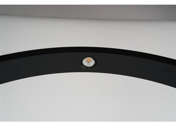 Grote foto moderne staande buitenlamp zwart rond ip65 incl. led garleds noche tuin en terras verlichting