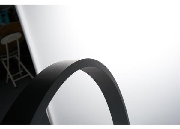 Grote foto moderne staande buitenlamp zwart rond ip65 incl. led garleds noche tuin en terras verlichting