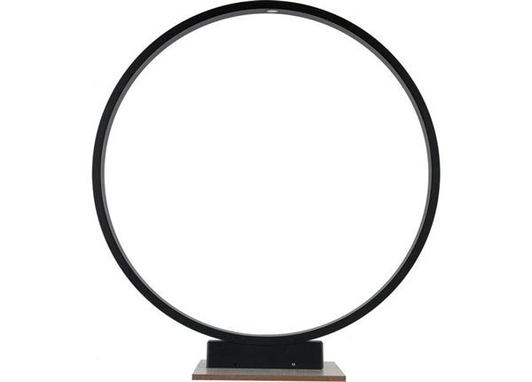 Grote foto moderne staande buitenlamp zwart rond ip65 incl. led garleds noche tuin en terras verlichting