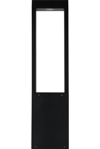 Grote foto moderne staande buitenlamp zwart 80 cm ip65 incl. led garleds trebol tuin en terras verlichting