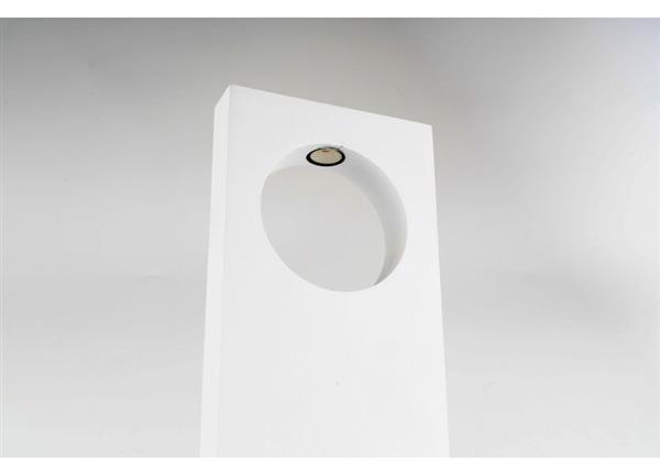 Grote foto moderne staande buitenlamp wit 50 cm ip65 incl. led garleds veronica tuin en terras verlichting