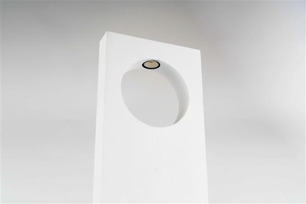 Grote foto moderne staande buitenlamp wit 50 cm ip65 incl. led garleds veronica tuin en terras verlichting