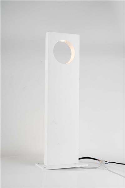 Grote foto moderne staande buitenlamp wit 50 cm ip65 incl. led garleds veronica tuin en terras verlichting