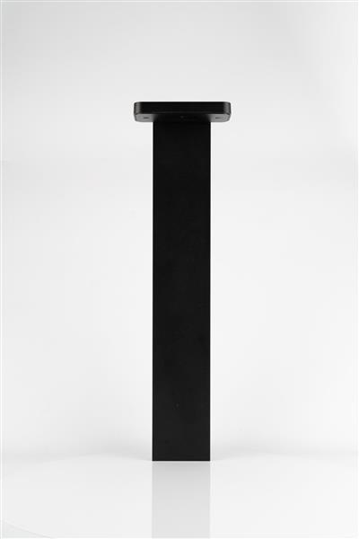 Grote foto moderne staande buitenlamp zwart 60 cm ip65 incl. led garleds babu tuin en terras verlichting