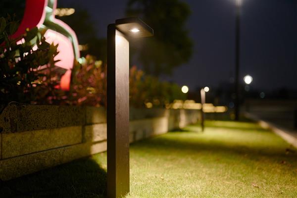 Grote foto moderne staande buitenlamp zwart 60 cm ip65 incl. led garleds babu tuin en terras verlichting
