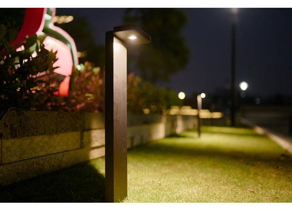 Grote foto moderne staande buitenlamp zwart 60 cm ip65 incl. led garleds babu tuin en terras verlichting