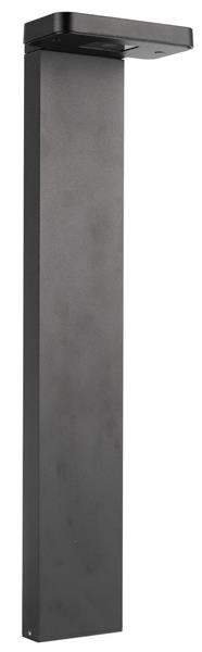 Grote foto moderne staande buitenlamp zwart 60 cm ip65 incl. led garleds babu tuin en terras verlichting