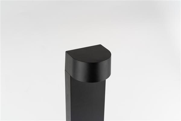 Grote foto moderne staande buitenlamp zwart 60 cm ip 65 incl. led garleds avena tuin en terras verlichting