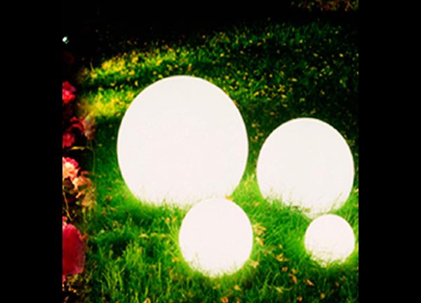 Grote foto oplaadbare bol 30 cm led rgb incl. afstandsbediening funnylights venonat tuinlamp tuin en terras verlichting