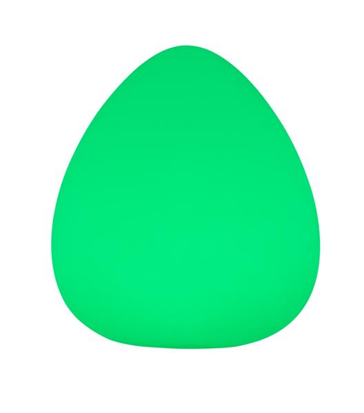 Grote foto oplaadbare lamp led rgb steen 30 cm incl. afstandsbediening funnylights zubat tuinlamp tuin en terras verlichting