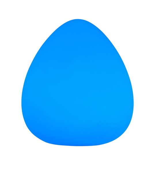 Grote foto oplaadbare lamp led rgb steen 30 cm incl. afstandsbediening funnylights zubat tuinlamp tuin en terras verlichting