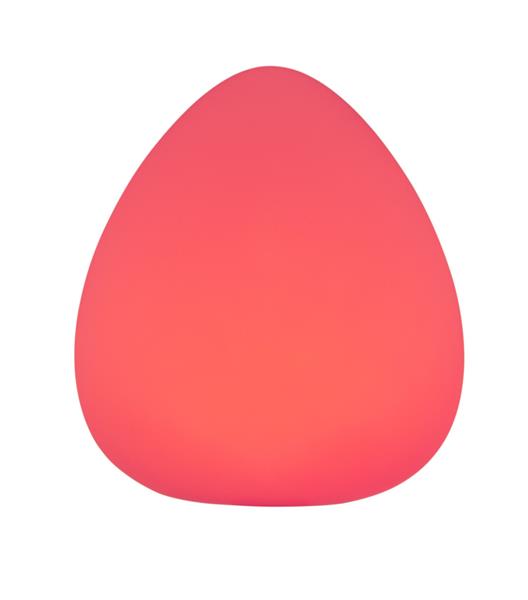 Grote foto oplaadbare lamp led rgb steen 30 cm incl. afstandsbediening funnylights zubat tuinlamp tuin en terras verlichting