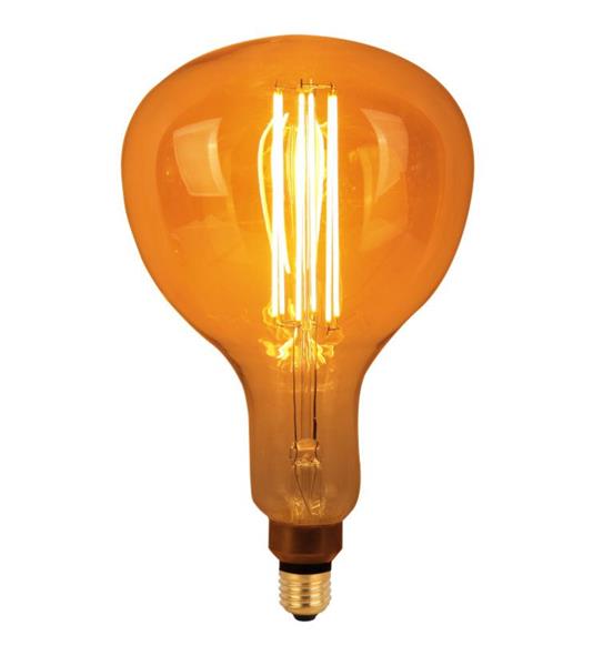 Grote foto crius led filament er180 e27 8w 827 amber dimbaar huis en inrichting overige