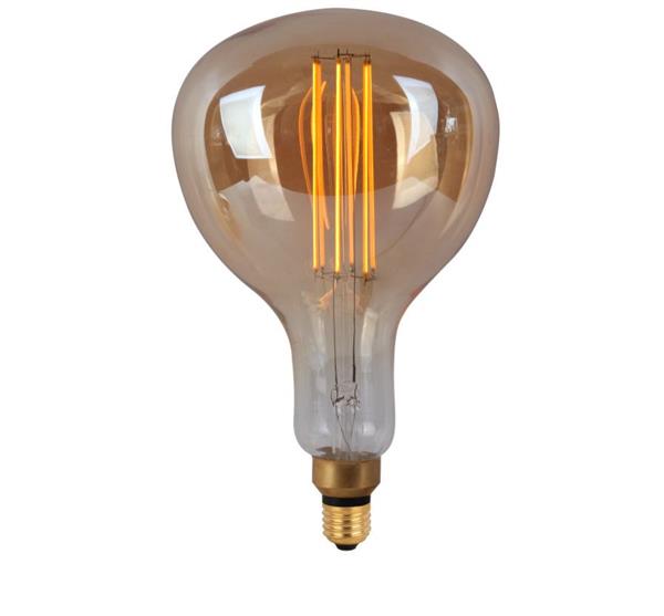 Grote foto crius led filament r160 e27 8w 827 amber dimbaar huis en inrichting overige