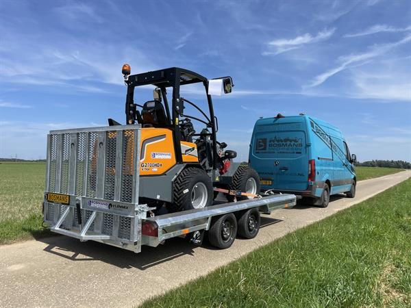 Grote foto vlemmix machinetransporter 3500 kg 400x180 2 x as 1800 kg nieuw agrarisch aanhangwagens