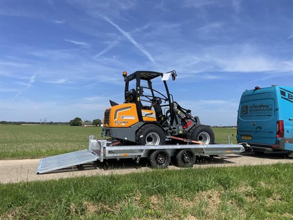 Grote foto vlemmix machinetransporter 3500 kg 400x180 2 x as 1800 kg nieuw agrarisch aanhangwagens