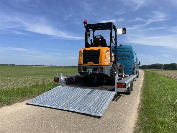 Grote foto vlemmix machinetransporter 3500 kg 400x180 2 x as 1800 kg nieuw agrarisch aanhangwagens