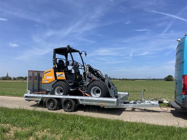 Grote foto vlemmix machinetransporter 3500 kg 400x180 2 x as 1800 kg nieuw agrarisch aanhangwagens