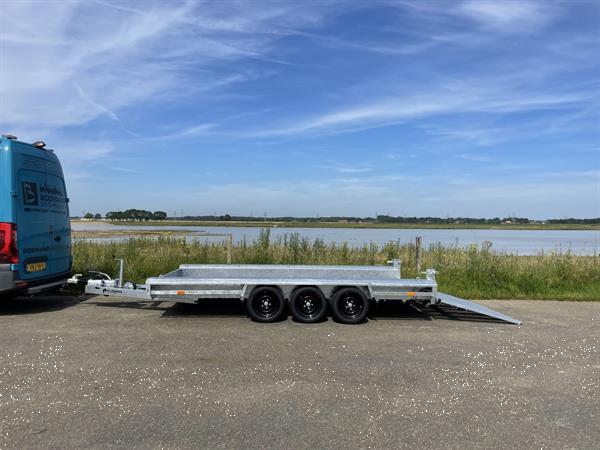 Grote foto vlemmix 3 assige machinetransporter 3500 kg 400x180 nieuw agrarisch aanhangwagens