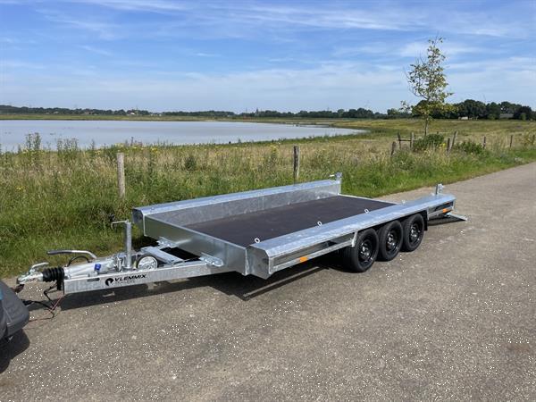 Grote foto vlemmix 3 assige machinetransporter 3500 kg 400x180 nieuw agrarisch aanhangwagens
