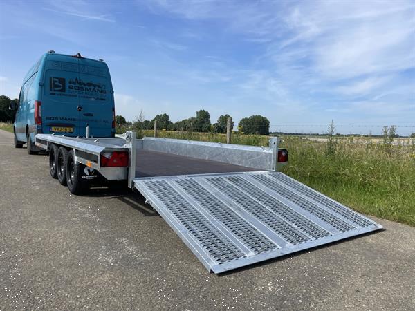 Grote foto vlemmix 3 assige machinetransporter 3500 kg 400x180 nieuw agrarisch aanhangwagens