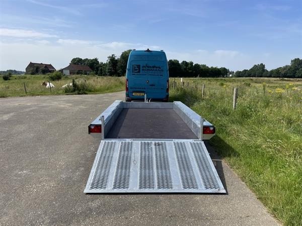 Grote foto vlemmix 3 assige machinetransporter 3500 kg 400x180 nieuw agrarisch aanhangwagens