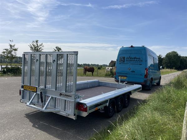 Grote foto vlemmix 3 assige machinetransporter 3500 kg 400x180 nieuw agrarisch aanhangwagens