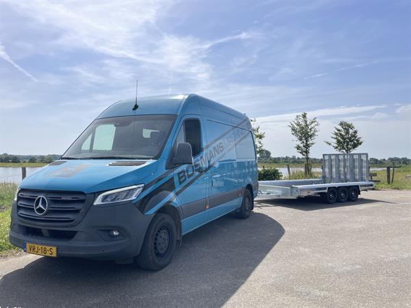 Grote foto vlemmix 3 assige machinetransporter 3500 kg 400x180 nieuw agrarisch aanhangwagens
