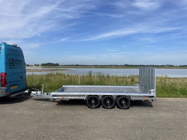 Grote foto vlemmix 3 assige machinetransporter 3500 kg 400x180 nieuw agrarisch aanhangwagens