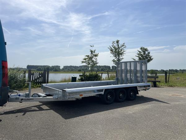 Grote foto vlemmix 3 assige machinetransporter 3500 kg 400x180 nieuw agrarisch aanhangwagens