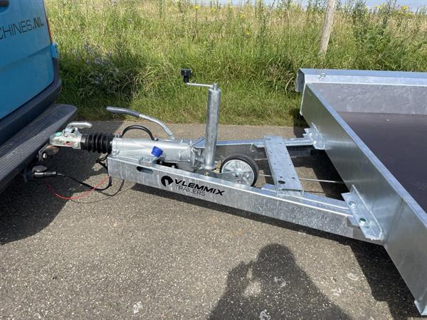 Grote foto vlemmix 3 assige machinetransporter 3500 kg 400x180 nieuw agrarisch aanhangwagens