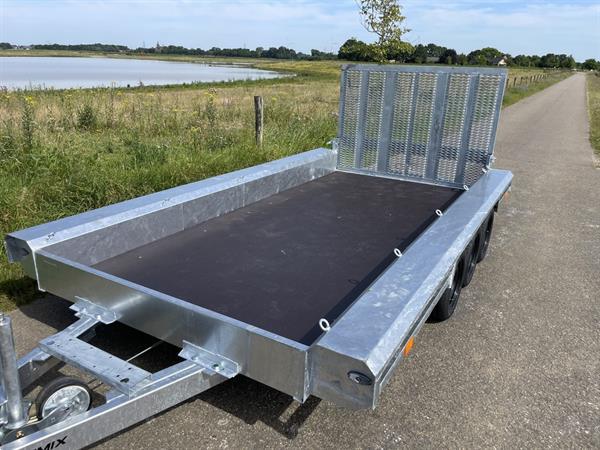 Grote foto vlemmix 3 assige machinetransporter 3500 kg 400x180 nieuw agrarisch aanhangwagens