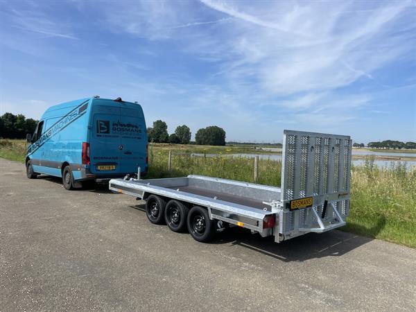 Grote foto vlemmix 3 assige machinetransporter 3500 kg 400x180 nieuw agrarisch aanhangwagens