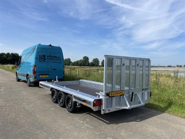 Grote foto vlemmix 3 assige machinetransporter 3500 kg 400x180 nieuw agrarisch aanhangwagens