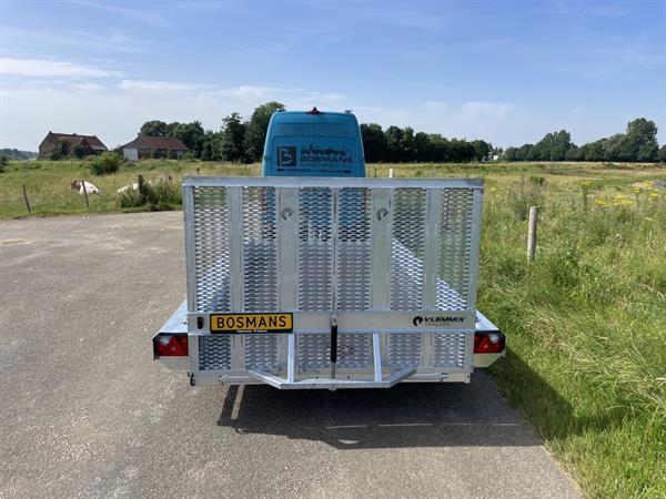 Grote foto vlemmix 3 assige machinetransporter 3500 kg 400x180 nieuw agrarisch aanhangwagens