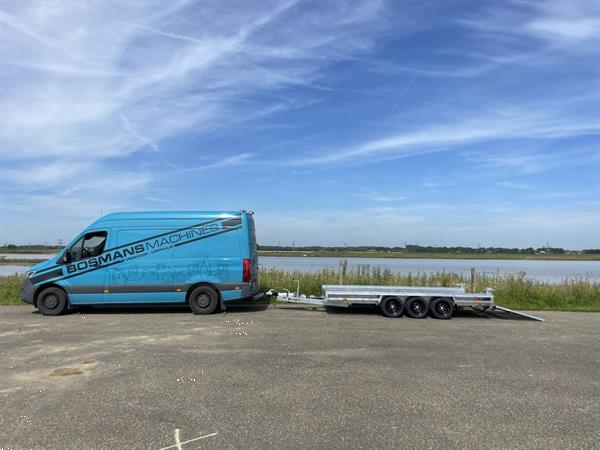 Grote foto vlemmix 3 assige machinetransporter 3500 kg 400x180 nieuw agrarisch aanhangwagens
