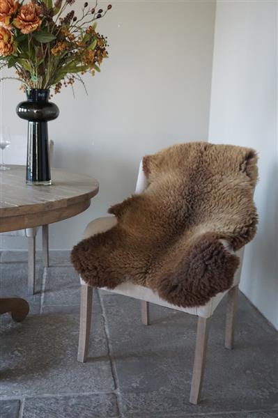 Grote foto schapenvacht bruin h95 x b75 cm huis en inrichting woningdecoratie