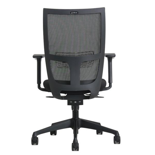 Grote foto curve bureaustoel zwart netweave nenen1335 huis en inrichting stoelen